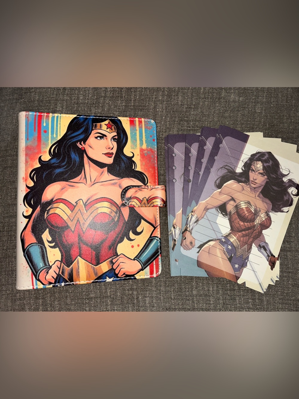 Wonder Woman A5 binder with Refill Paper